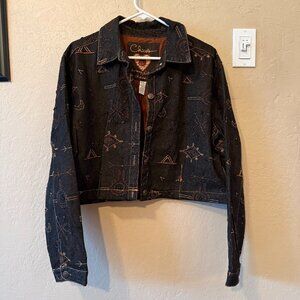 Beaded Denim Jacket